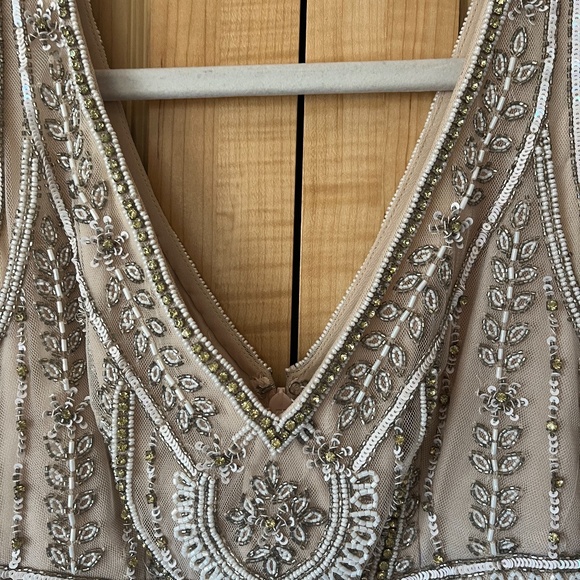 Anthropology BHLDN Long Dress Beaded - Picture 10 of 10